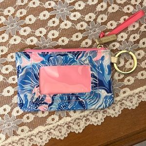 Lilly Pulitzer key fob card holder